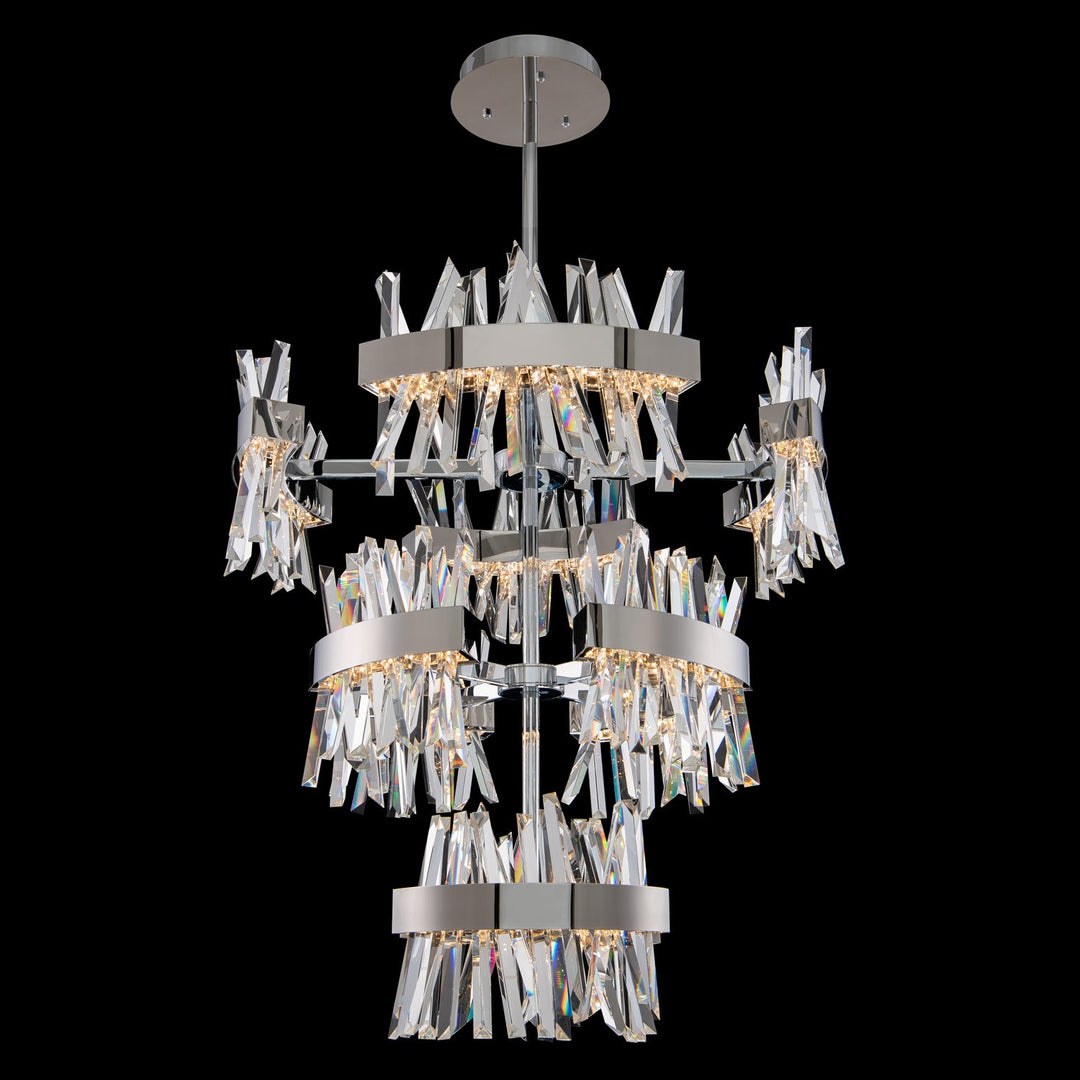 Allegri Glacier 030259-010 Chandelier Light - Polished Chrome