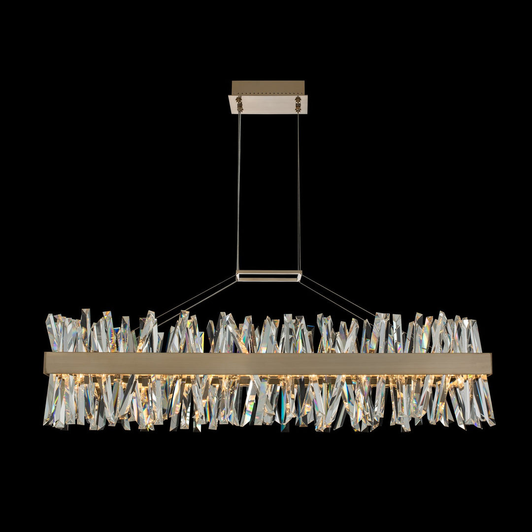 Allegri Glacier 030260-038 Pendant Light - Brushed Champagne Gold