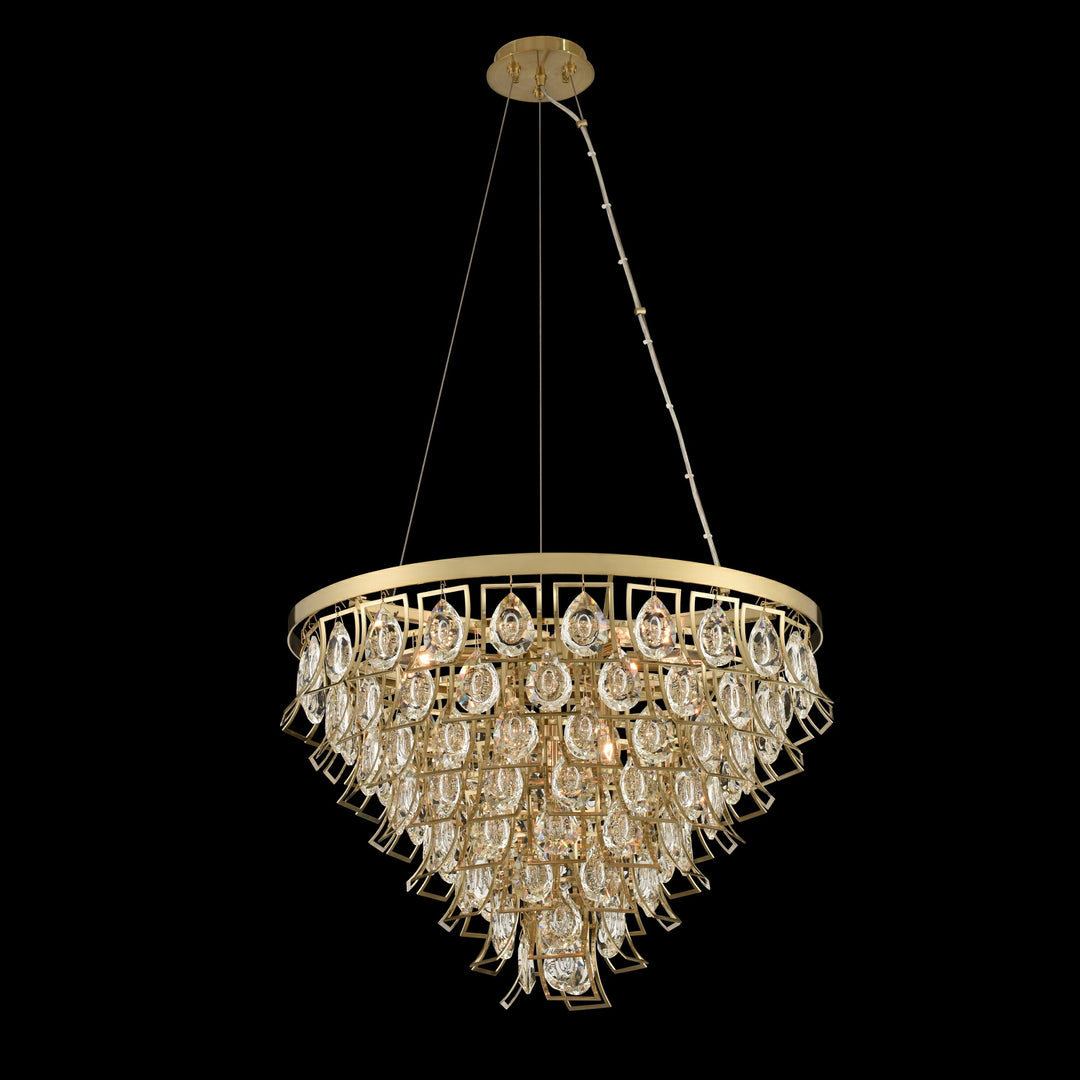 Allegri Carmella 031951-039-FR001 Chandelier Light - Brushed Brass