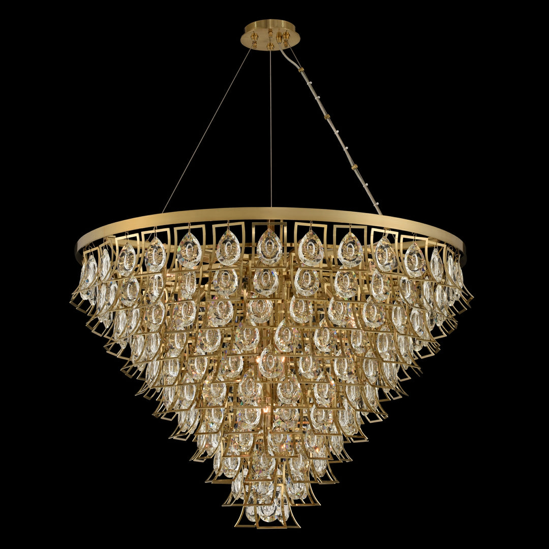 Allegri Carmella 031953-039-FR001 Chandelier Light - Brushed Brass