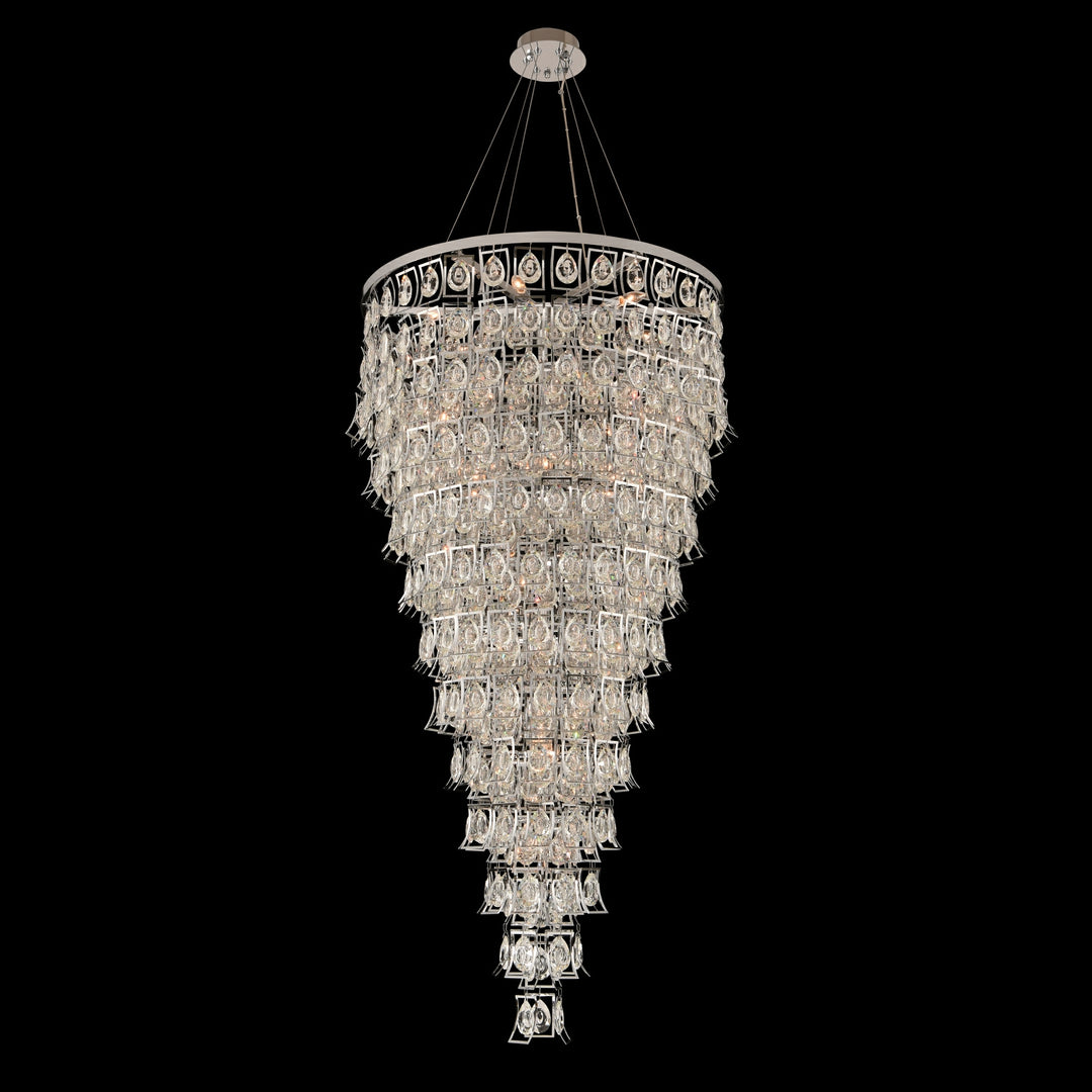 Allegri Carmella 031954-010-FR001 Chandelier Light - Chrome