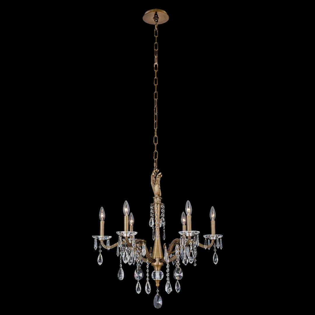 Allegri Venere 039071-032-FR001 Chandelier Light - Historic Brass