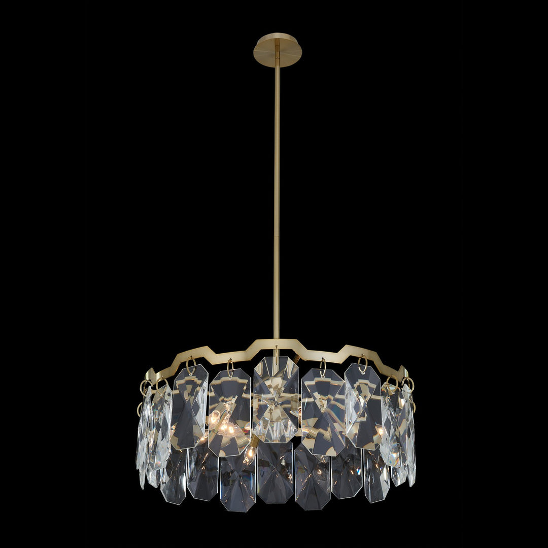 Allegri Piatta 039356-039-FR001 Chandelier Light - Brushed Brass