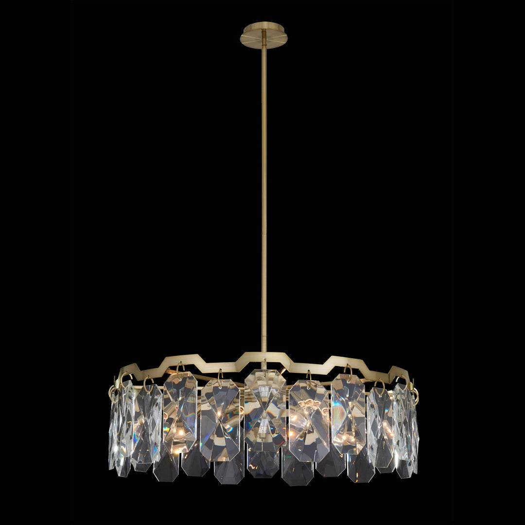 Allegri Piatta 039357-039-FR001 Chandelier Light - Brushed Brass