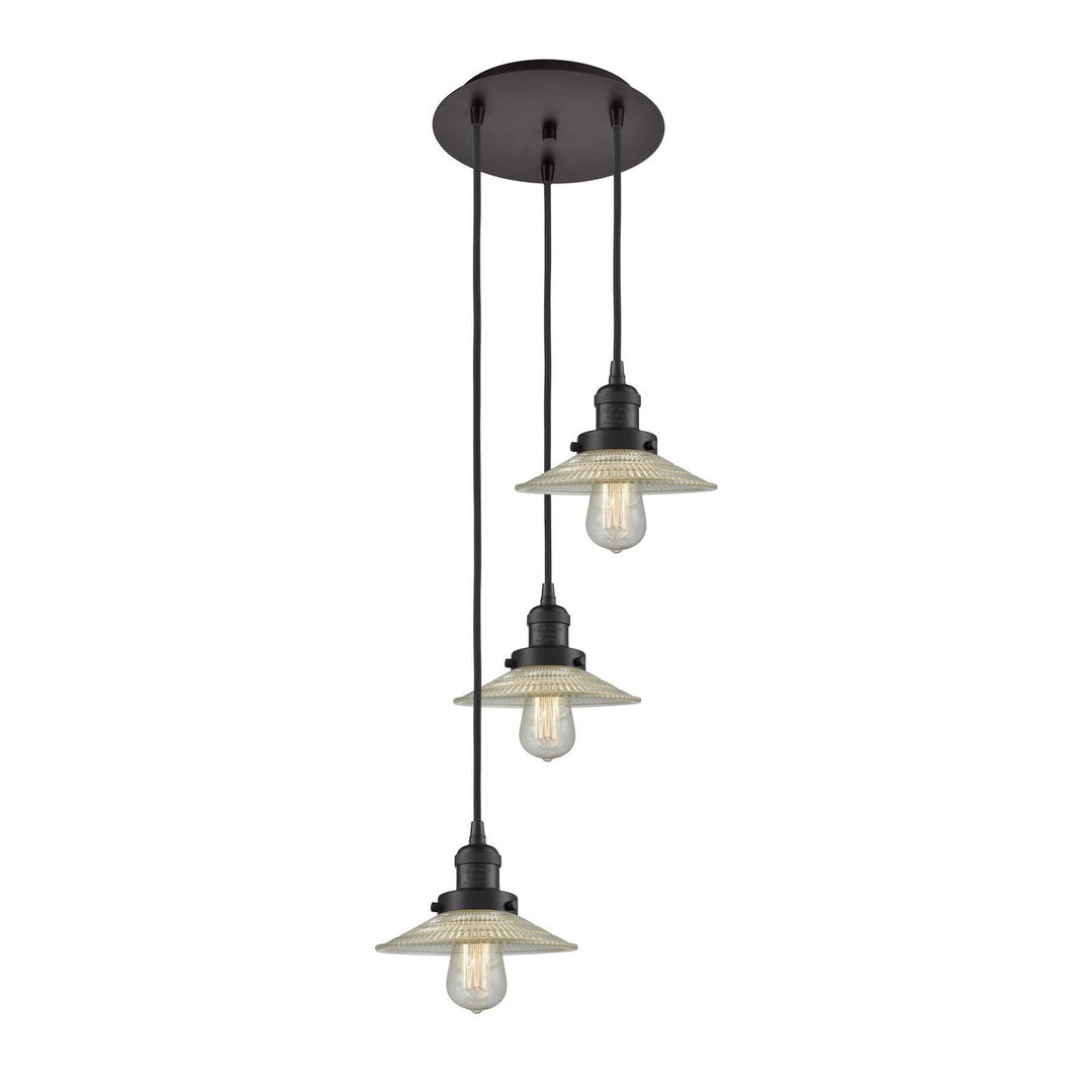 Innovations Franklin Restoration 113F-3P-OB-G2 Pendant Light - Oil Rubbed Bronze