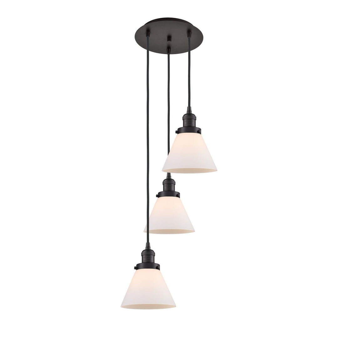 Innovations Franklin Restoration 113F-3P-OB-G41 Pendant Light - Oil Rubbed Bronze