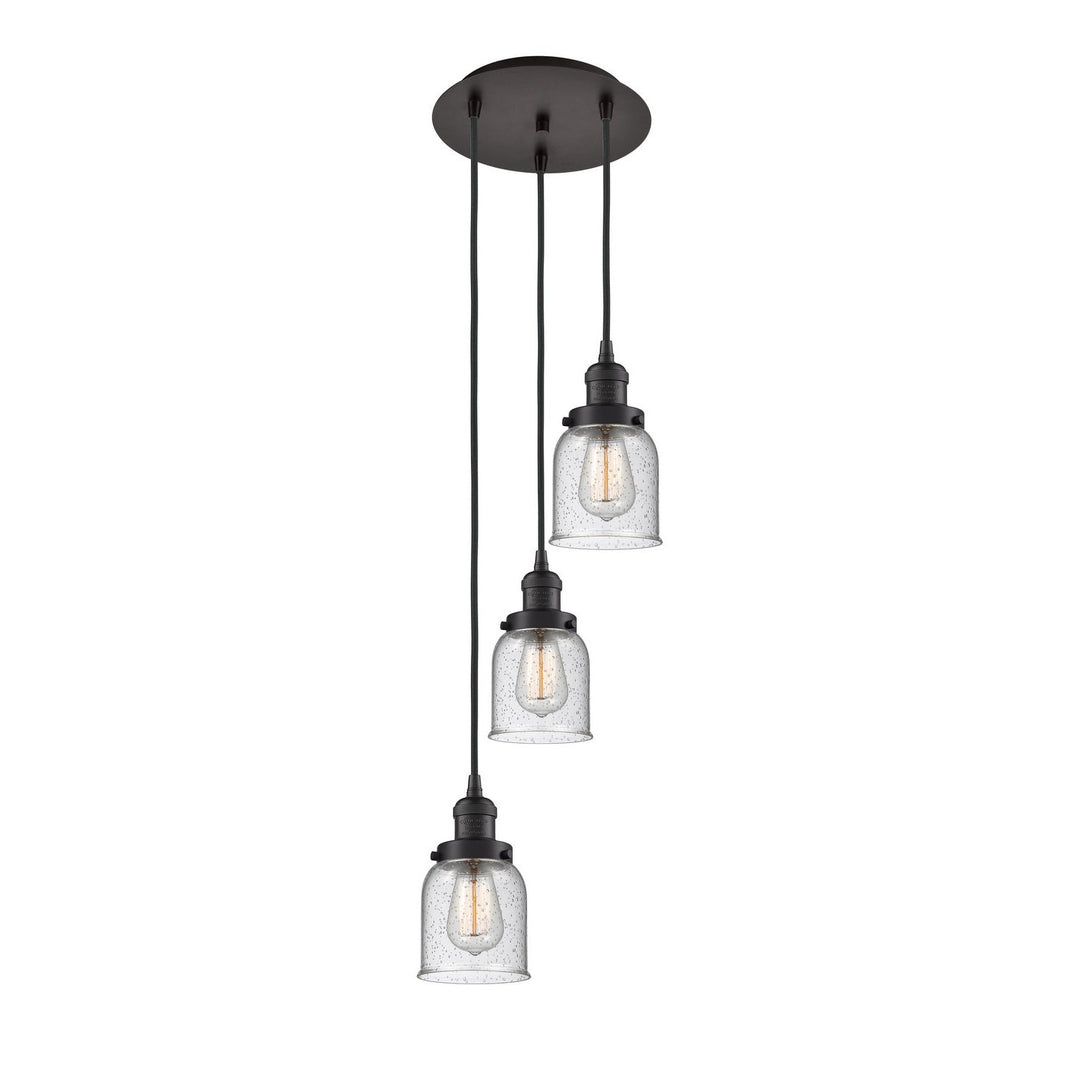 Innovations Franklin Restoration 113F-3P-OB-G54 Pendant Light - Oil Rubbed Bronze