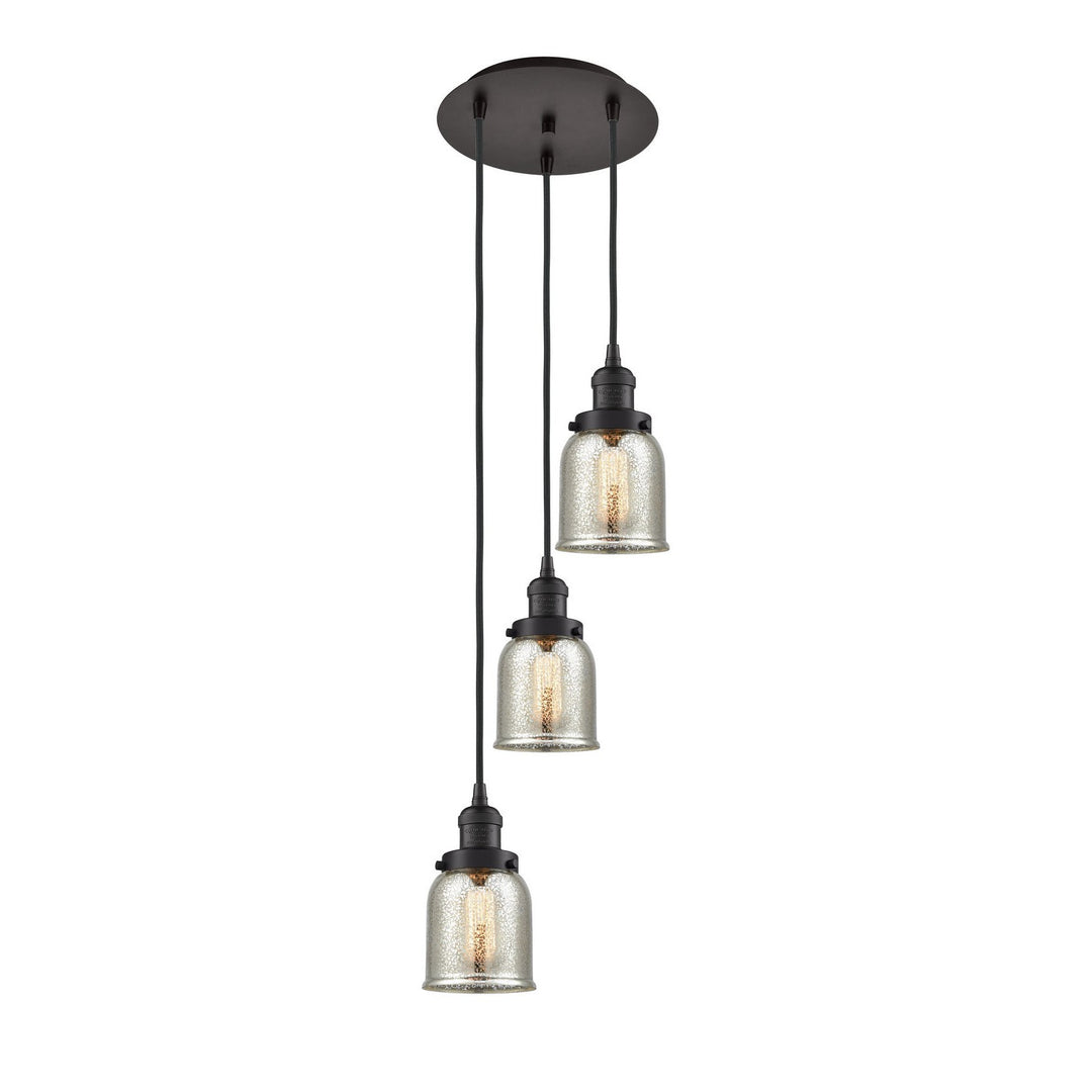 Innovations Franklin Restoration 113F-3P-OB-G58 Pendant Light - Oil Rubbed Bronze