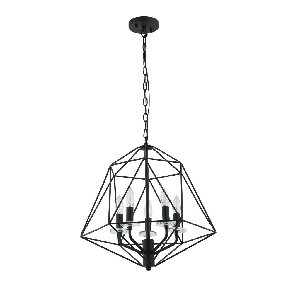 Maxilite Tari MX 1147-07 Chandelier Light - Black