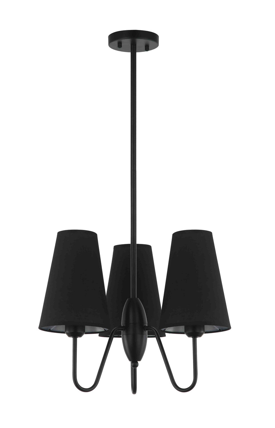 Maxilite Orfeo MX 1301-07R07 Chandelier Light - Black