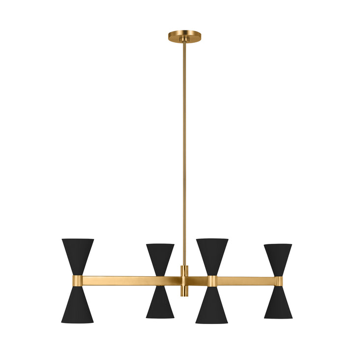 Visual Comfort Studio Albertine AEC1068MBK Chandelier Light - Midnight Black