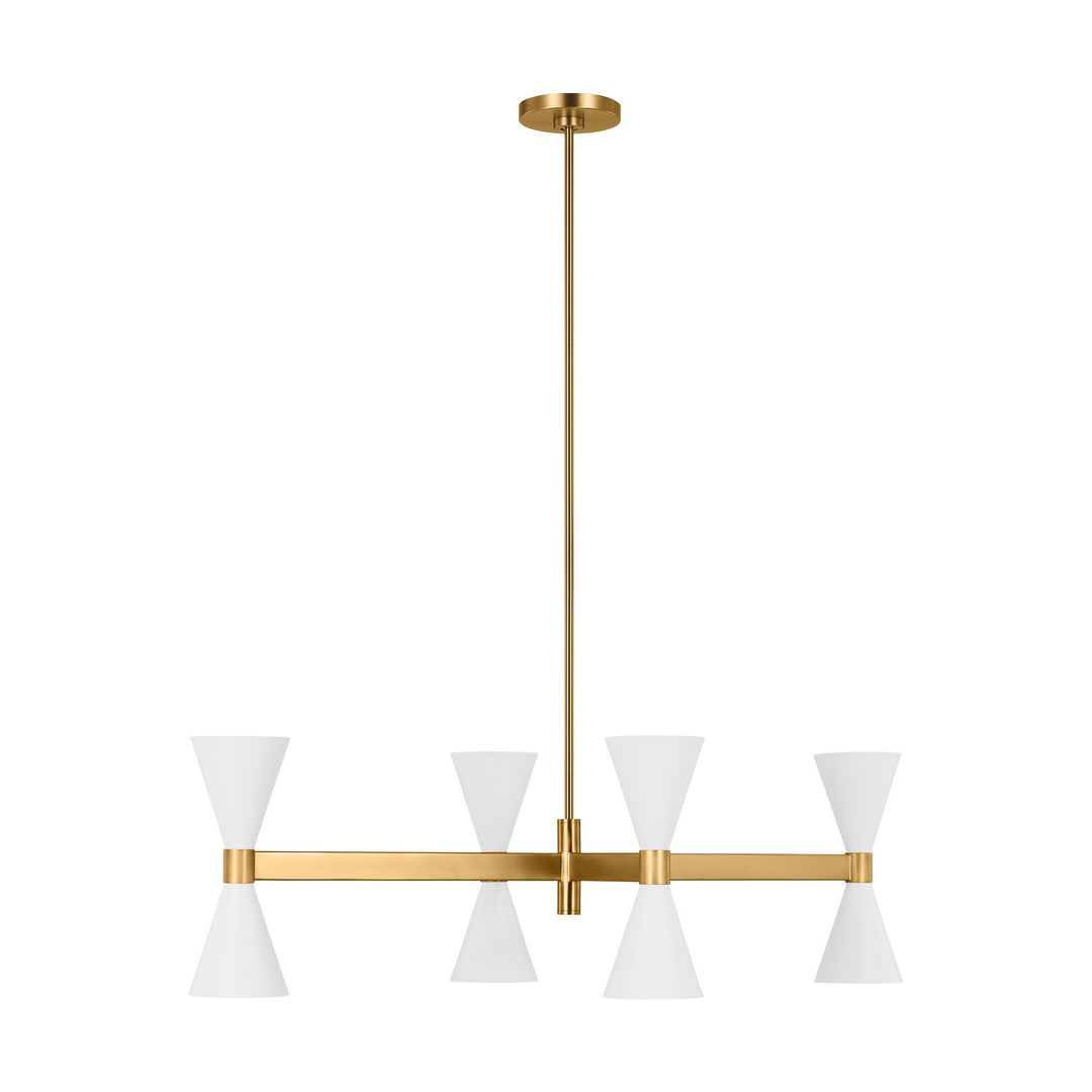 Visual Comfort Studio Albertine AEC1068MWT Chandelier Light - Matte White