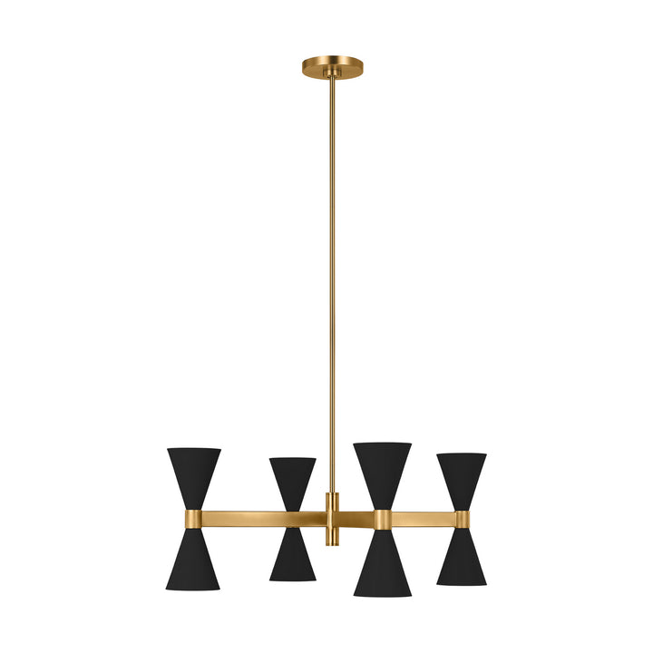 Visual Comfort Studio Albertine AEC1078MBK Chandelier Light - Midnight Black