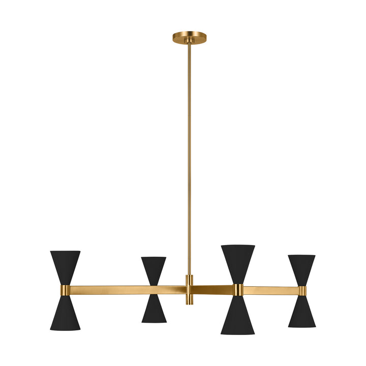 Visual Comfort Studio Albertine AEC1088MBK Chandelier Light - Midnight Black