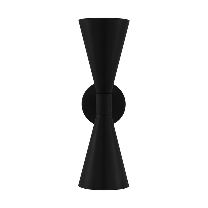 Visual Comfort Studio AEO1012TXB Albertine Two Light Outdoor Wall Sconce Outdoor Black