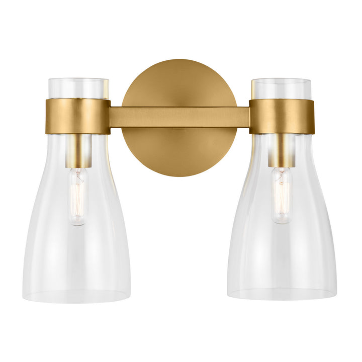 Visual Comfort Studio Moritz AEV1002BBS Bath Vanity Light 15 in. wide - Burnished Brass