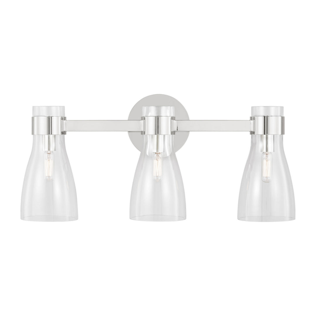 Visual Comfort Studio Moritz AEV1003PN Bath Vanity Light 24 in. wide - Polished Nickel