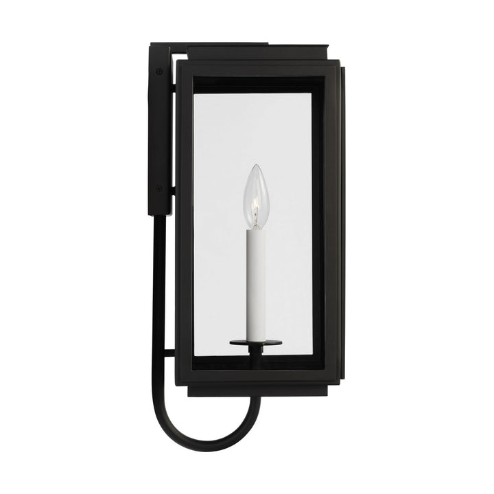 Visual Comfort Studio LO1001TXB Edgar One Light Wall Lantern Outdoor Black