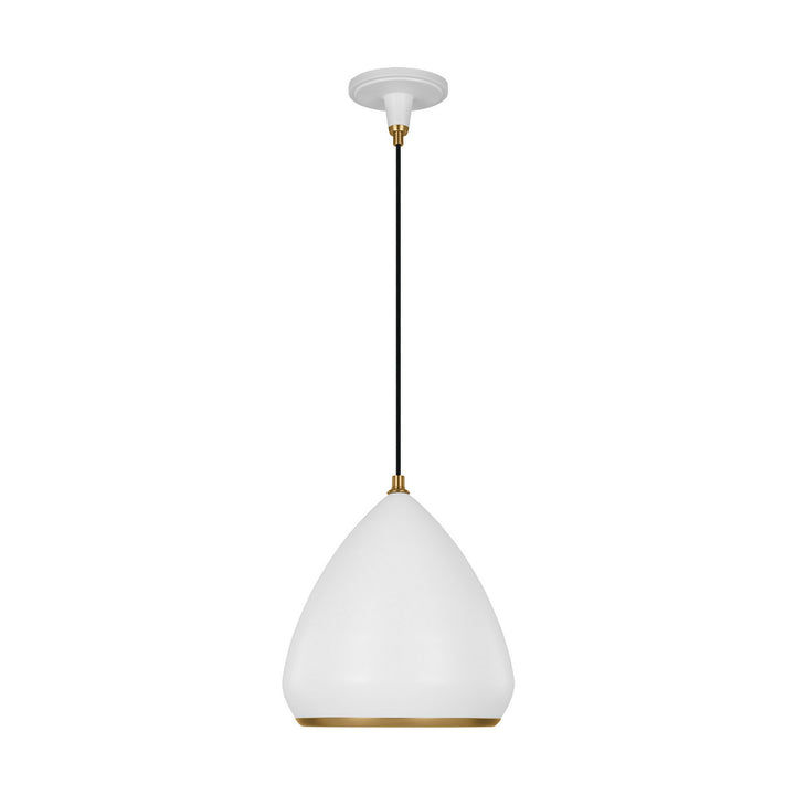 Visual Comfort Studio Clasica TP1121MWTBBS Pendant Light - Matte White