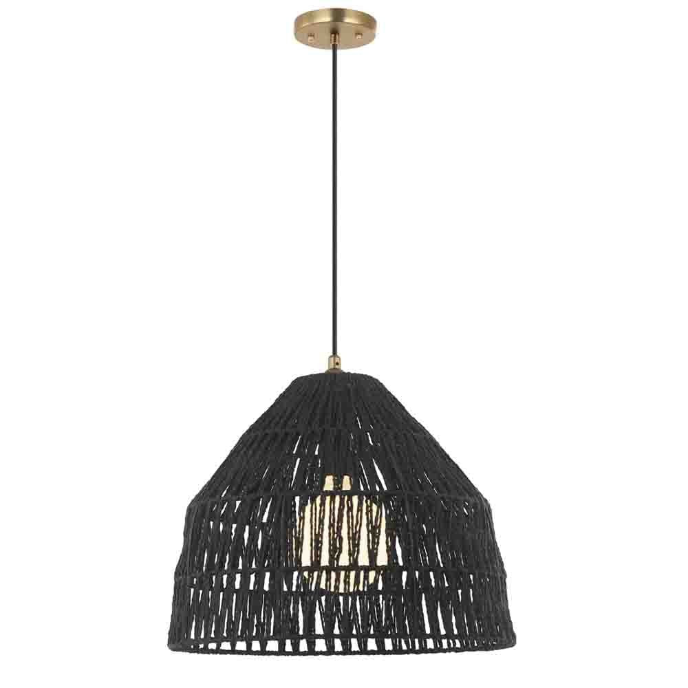 Maxilite Ratan MX 2223-07A23 Pendant Light - Aged Brass