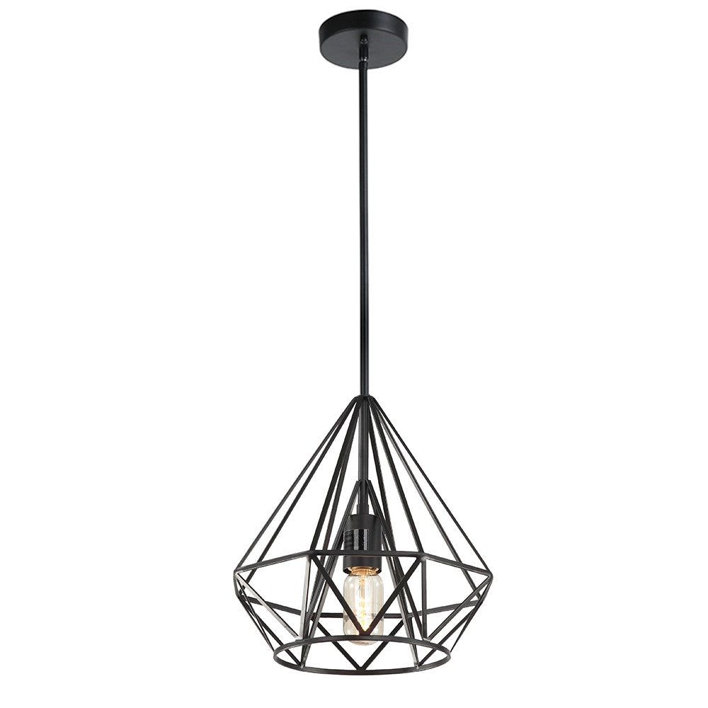 Maxilite Diamond MX 2300R07 Pendant Light - Black