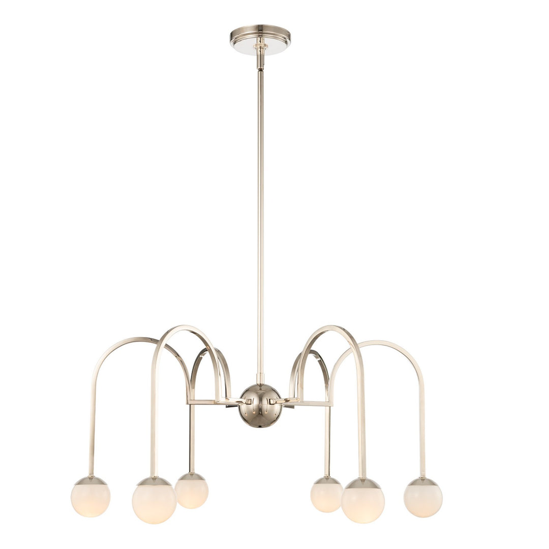 Kalco Bistro 512871PN Chandelier Light - Polished Nickel