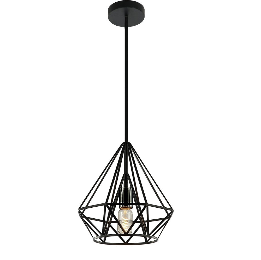 Maxilite Diamond MX 2302R07 Pendant Light - Black