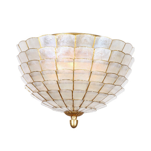 Kalco Samal 515141OL Ceiling Light - Oxidized Gold Leaf