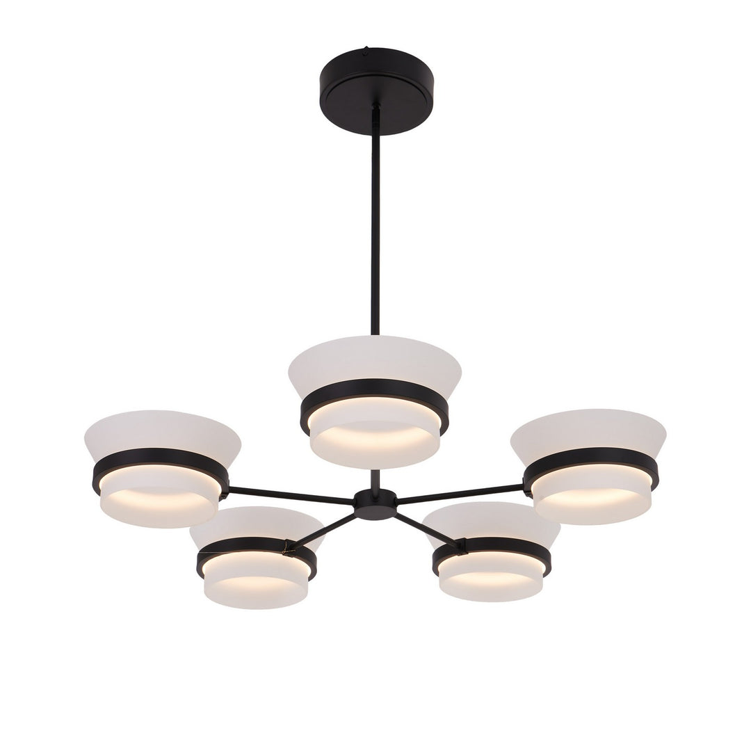 Kalco Anel 517372MB Chandelier Light - Matte Black