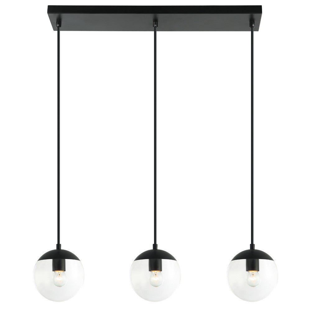 Maxilite Tuxedo MX 2435L3-07 Pendant Light - Black