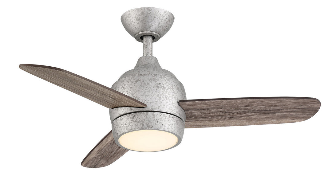 Wind River Fan Company The Mini WR2008GI Ceiling Fan 36 - Galvanized Iron