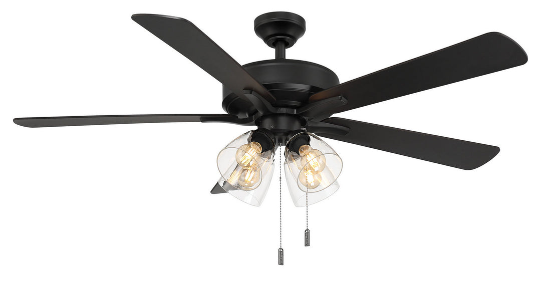 Wind River Fan Company Pecos WR2024MB Ceiling Fan 52 - Matte Black