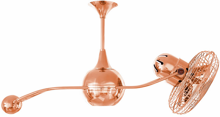 Matthews Fan Company Brisa 2000 B2K-CP-MTL Ceiling Fan 13 - Polished Copper, Polished Copper/