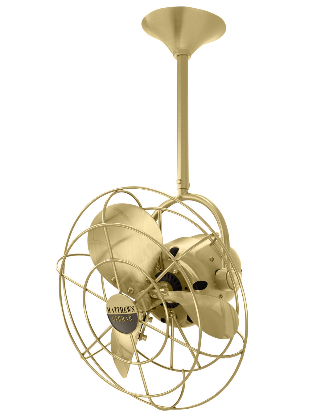 Matthews Fan Company Bianca Direcional BD-BRBR-MTL Ceiling Fan 13 - Brushed Brass, Brushed Brass/