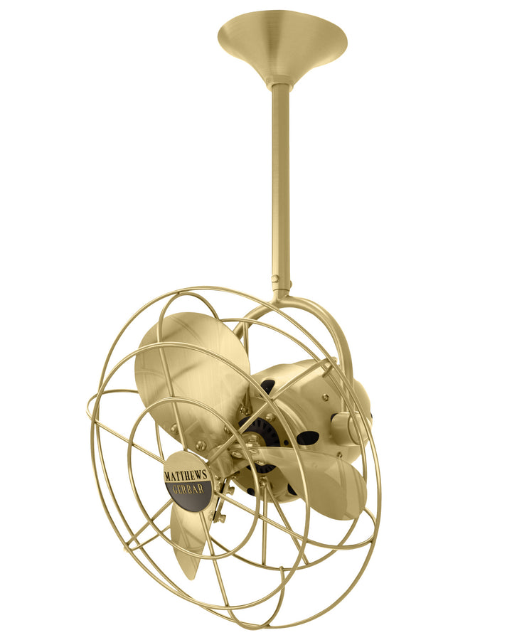 Matthews Fan Company Bianca Direcional BD-BRBR-MTL Ceiling Fan 13 - Brushed Brass, Brushed Brass/