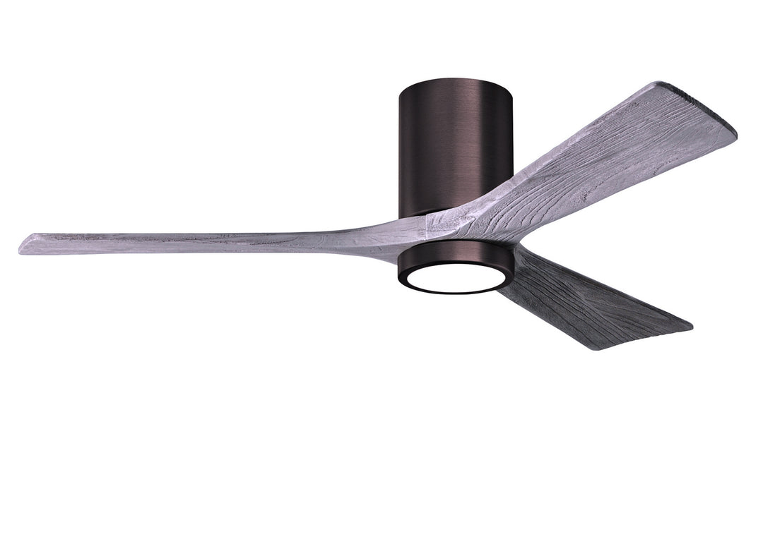 Matthews Fan Company Irene IR3HLK-BB-BW-52 Ceiling Fan - Brushed Bronze, Barnwood Tone/