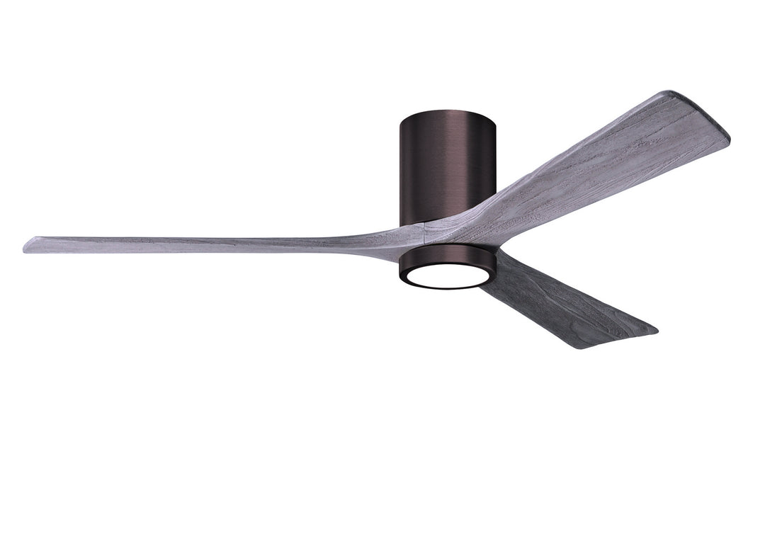 Matthews Fan Company Irene IR3HLK-BB-BW-60 Ceiling Fan - Brushed Bronze, Barnwood Tone/