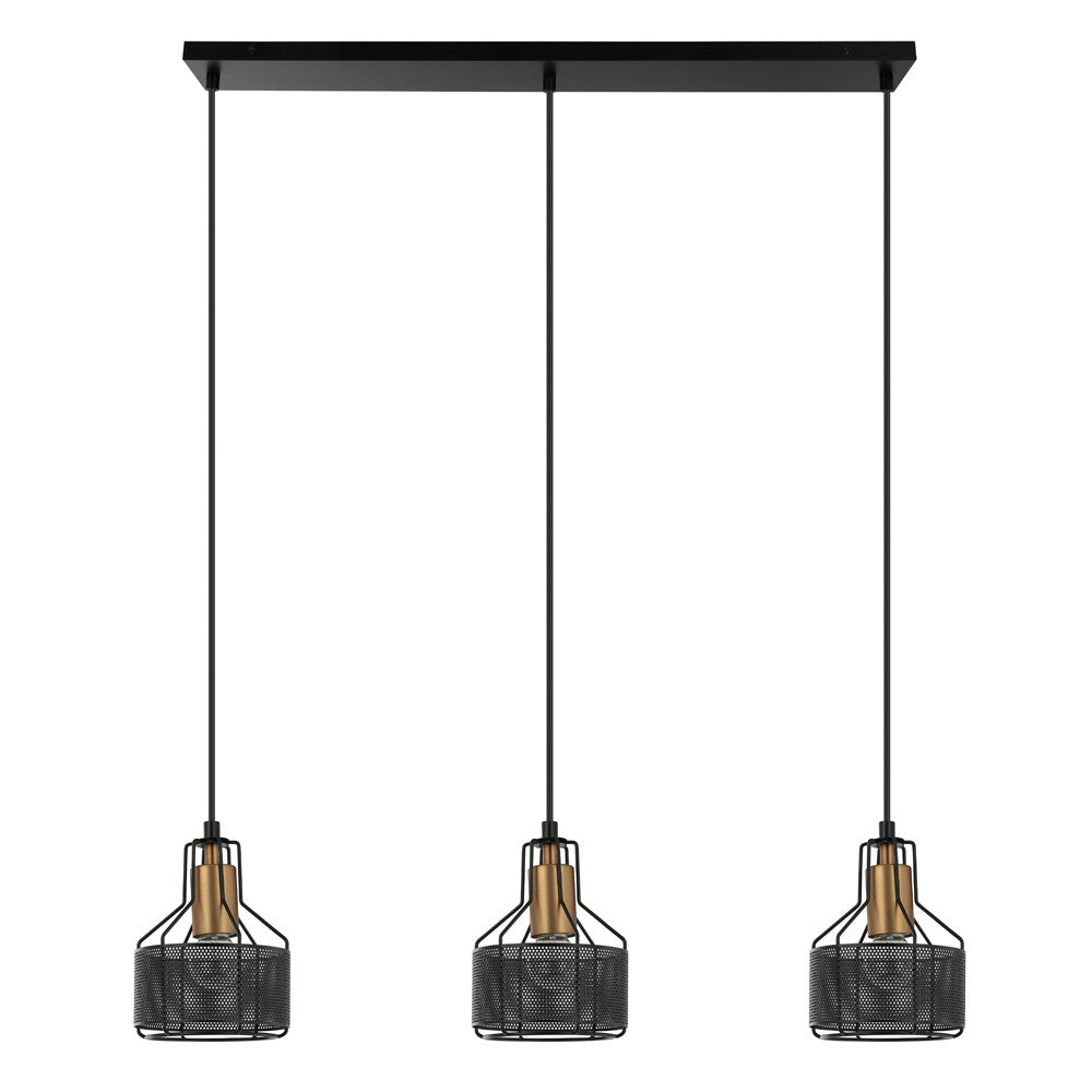 Maxilite Pali MX 2614B3-07 Pendant Light - Black