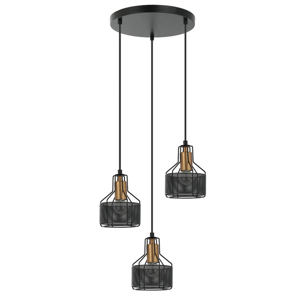 Maxilite Pali MX 2614C3-07 Pendant Light - Black