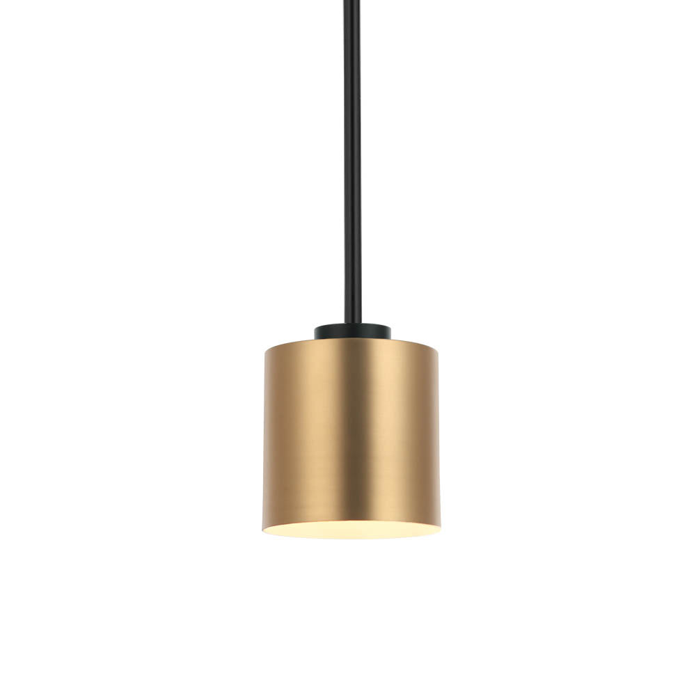Maxilite Andel MX 261R07-18 Pendant Light - Aged Brass/Black