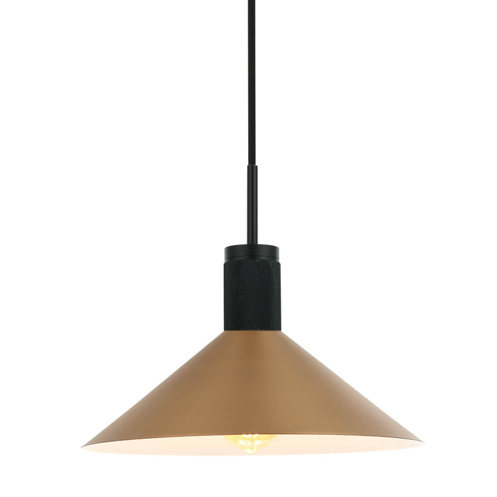 Maxilite Andreo MX 262A3-18 Pendant Light - Aged Brass/Black