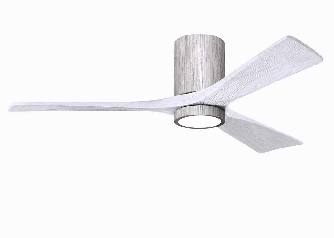 Matthews Fan Company Irene IR3HLK-BW-MWH-52 Ceiling Fan - Barn Wood Tone, Matte White/