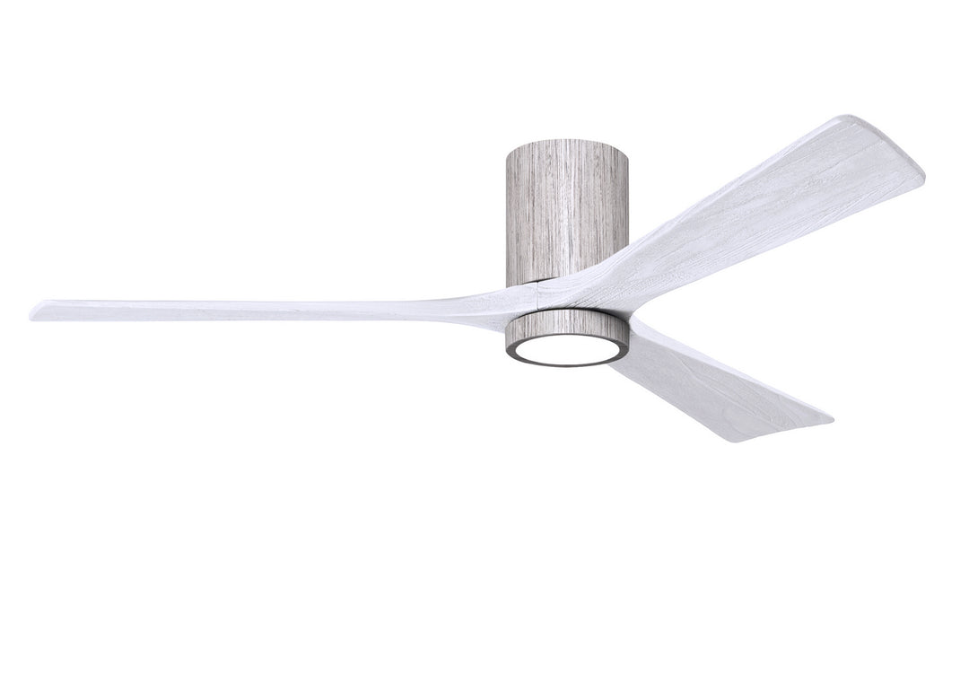 Matthews Fan Company Irene IR3HLK-BW-MWH-60 Ceiling Fan - Barn Wood Tone, Matte White/