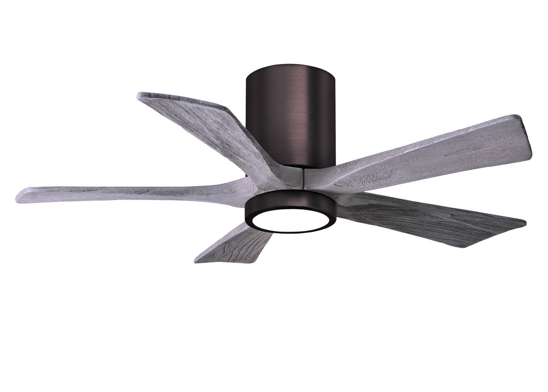 Matthews Fan Company Irene IR5HLK-BB-BW-42 Ceiling Fan - Brushed Bronze, Barnwood Tone/