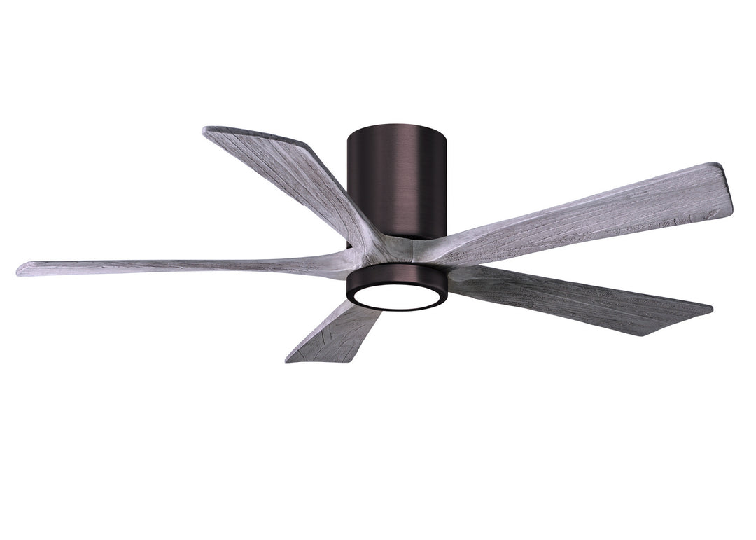 Matthews Fan Company Irene IR5HLK-BB-BW-52 Ceiling Fan - Brushed Bronze, Barnwood Tone/