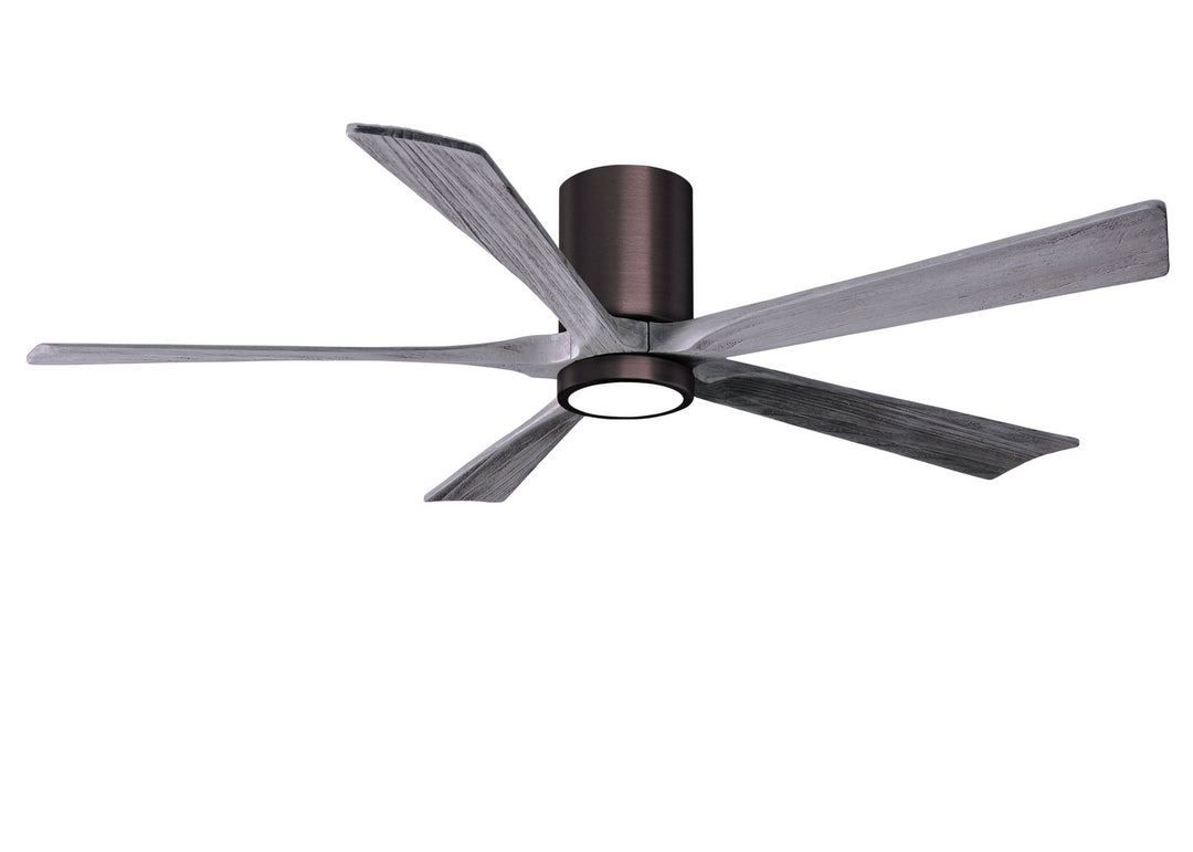 Matthews Fan Company Irene IR5HLK-BB-BW-60 Ceiling Fan - Brushed Bronze, Barnwood Tone/