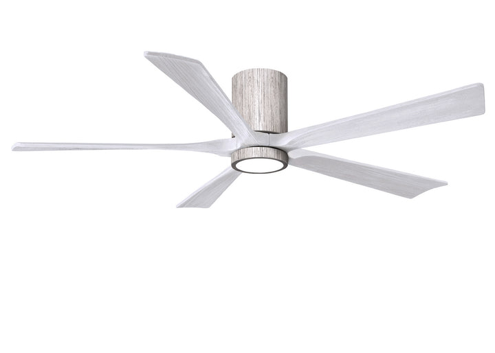 Matthews Fan Company Irene IR5HLK-BW-MWH-60 Ceiling Fan - Barnwood Tone, Matte White/