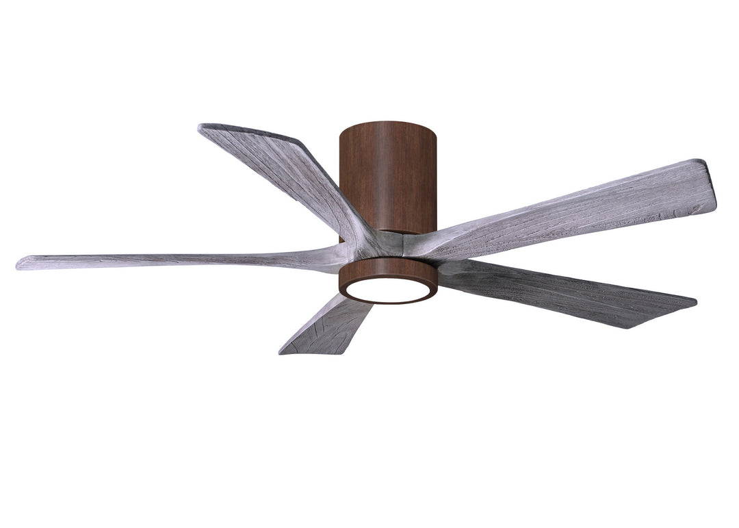 Matthews Fan Company Irene IR5HLK-WN-BW-52 Ceiling Fan - Walnut Tone, Barnwood Tone/