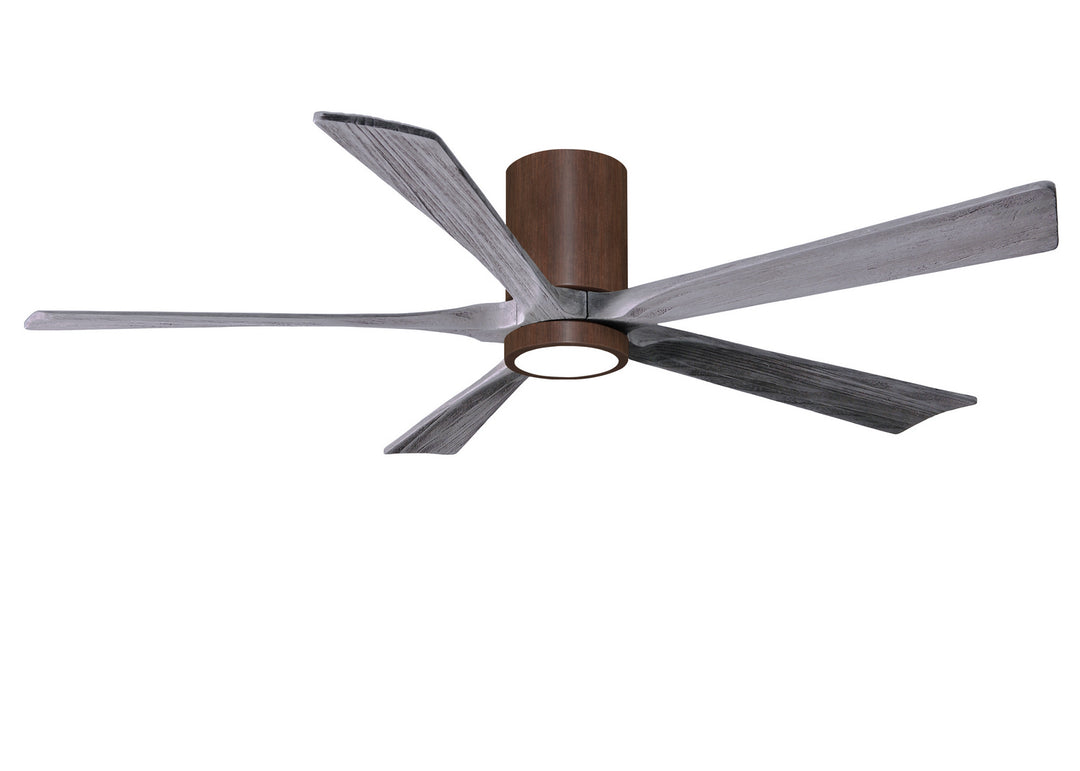 Matthews Fan Company Irene IR5HLK-WN-BW-60 Ceiling Fan - Walnut Tone, Barnwood Tone/
