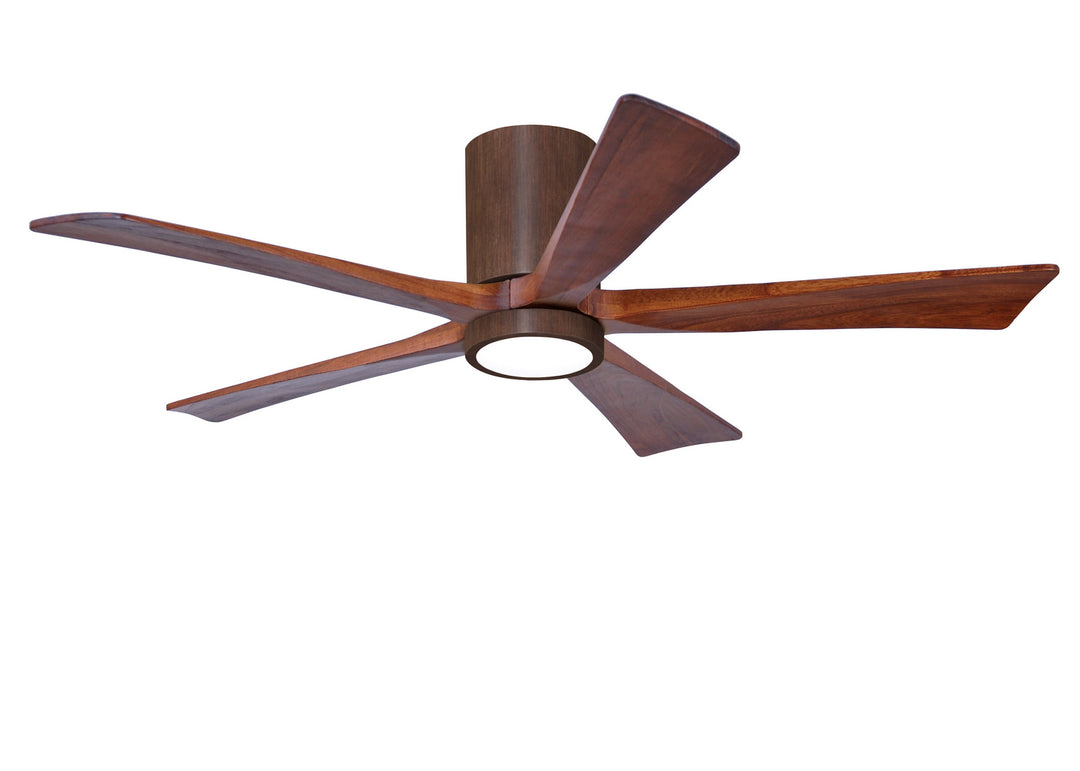 Matthews Fan Company Irene IR5HLK-WN-WA-52 Ceiling Fan - Walnut Tone, Walnut Tone/